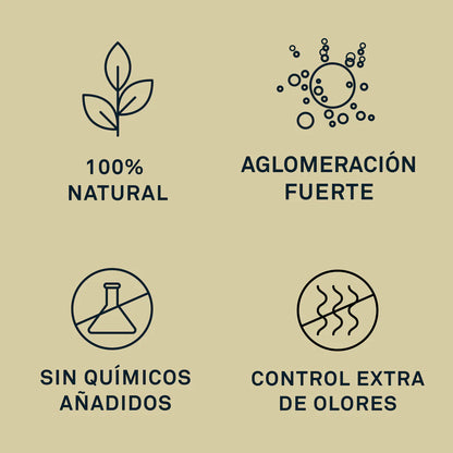Lecho natural aglomerante de tofu 6L