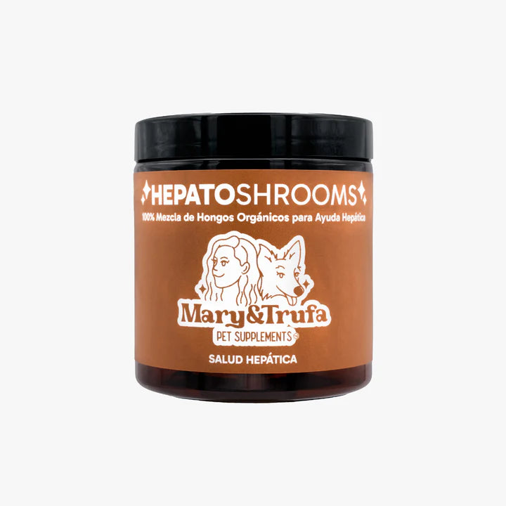 Mary&Trufa HepatoShrooms 75g suplemento natural para la salud hepática de perros y gatos