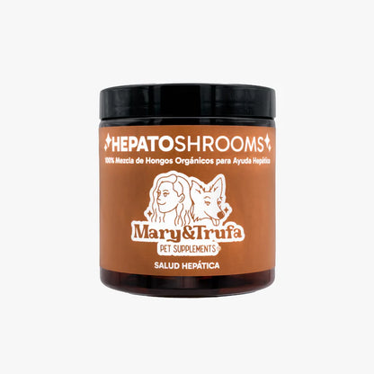 Mary&Trufa HepatoShrooms 75g suplemento natural para la salud hepática de perros y gatos