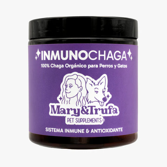 Mary&Trufa InmunoChaga 75g suplemento natural de hongo chaga para perros y gatos