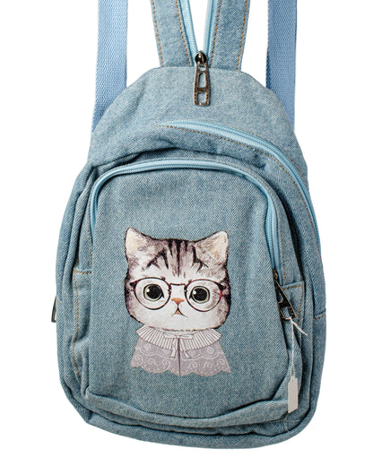 Colectivo Animalista de Leganés | MEOW-Mochila Denim