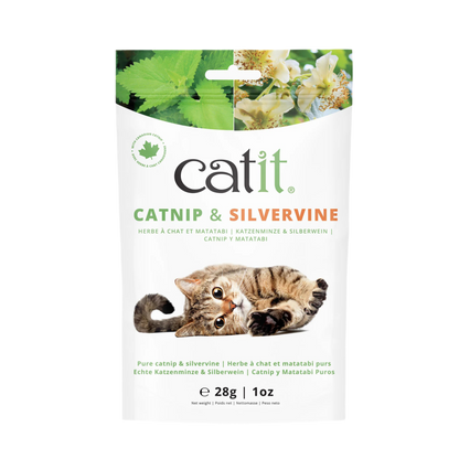 Mezcla de catnip y matatabi Catit para gatos estimulante natural