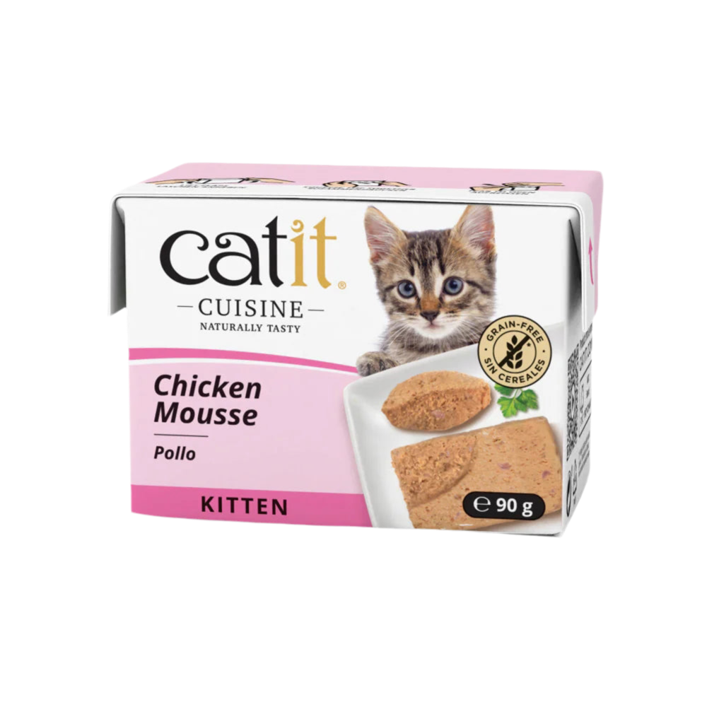 Mousse de pollo para gatitos Catit Cuisine Kitten comida húmeda suave
