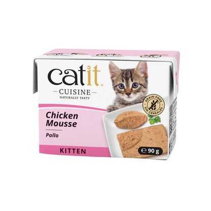 Mousse de pollo para gatitos Catit Cuisine Kitten comida húmeda suave