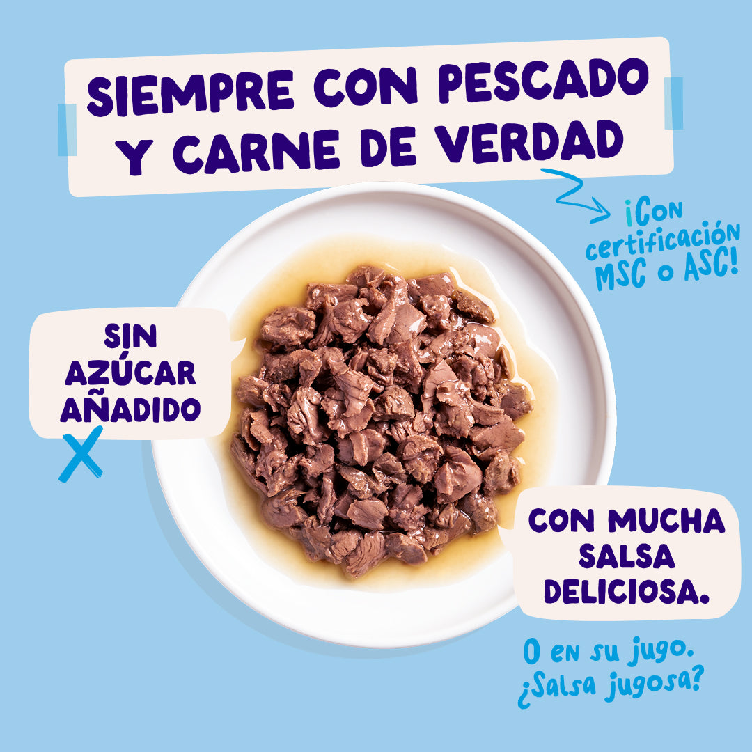 Multipack Edgar & Cooper 12 sobres de pescado