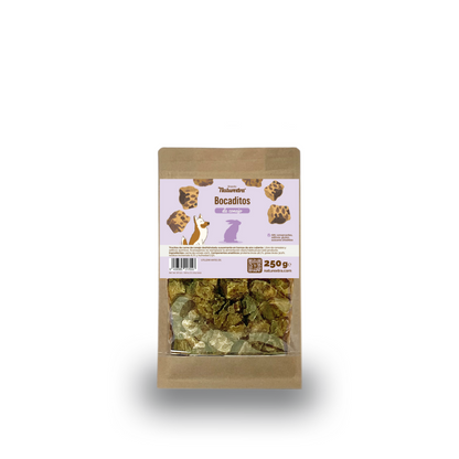 Naturextra bocaditos de conejo snack natural para perros y gatos