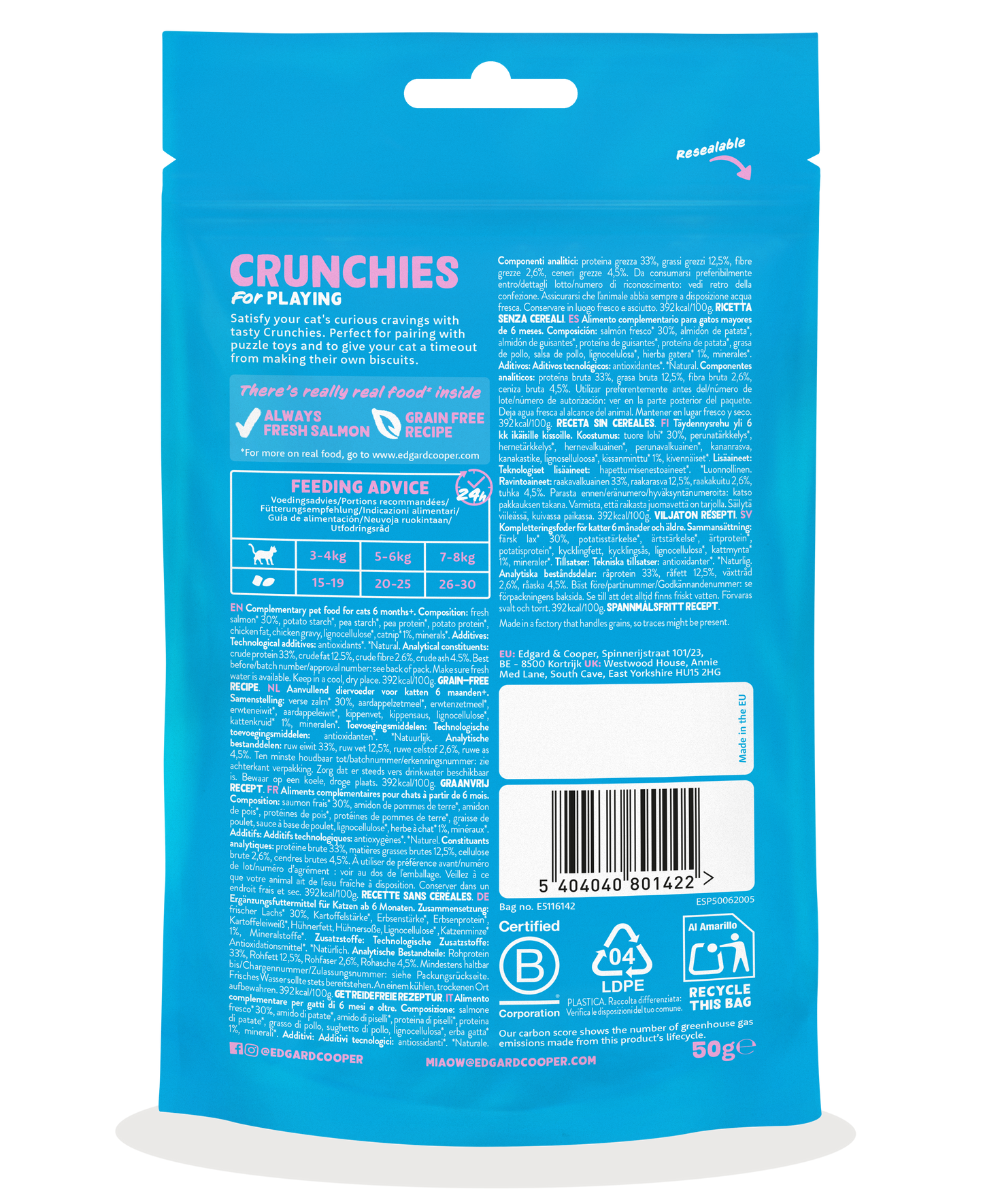 Edgard & Cooper | Galletitas de salmón (50g)