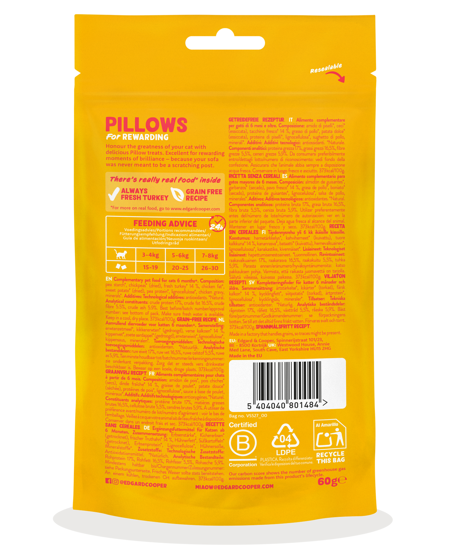 Edgard & Cooper | Bocaditos de pavo (50g)