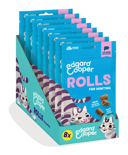 Edgard & Cooper | Rolls de salmón (45g)