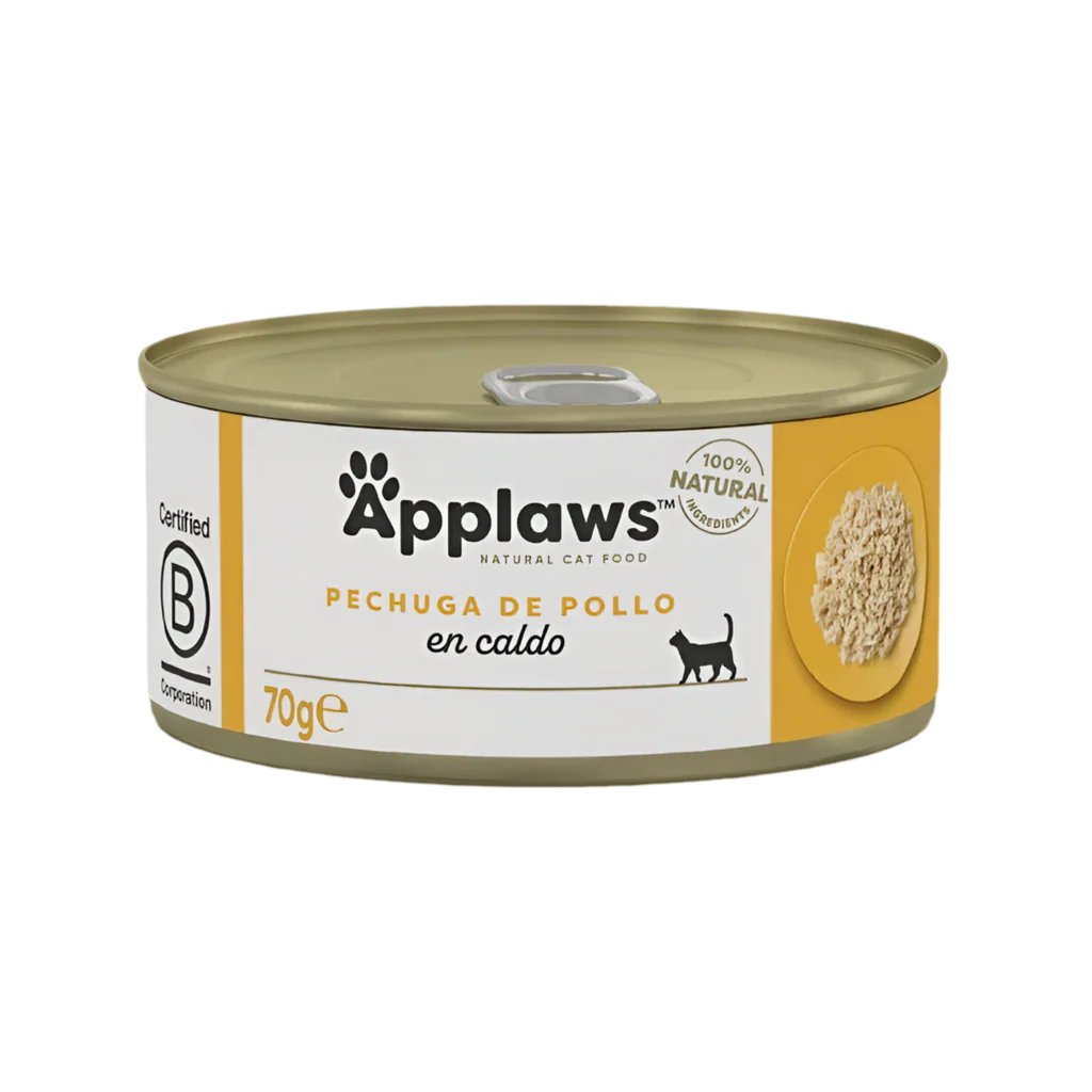 Pack 24 latas Applaws pollo para gatos – 70 g alimento natural