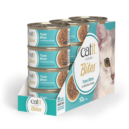Pack Catit Cuisine Bites 12 latas comida húmeda para gatos