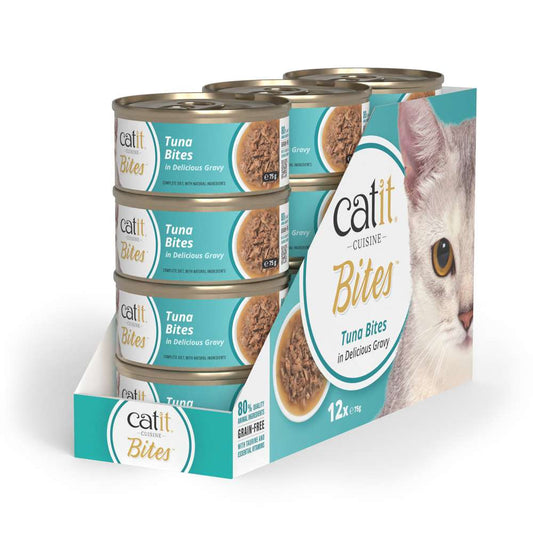 Pack Catit Cuisine Bites 12 latas comida húmeda para gatos