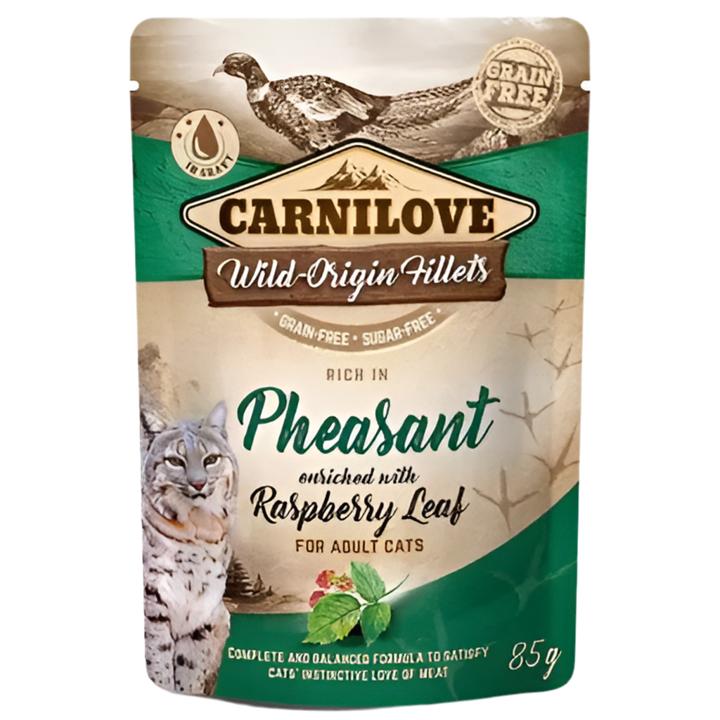 Pack de 18 sobres Carnilove pollo y faisán en salsa para gatos adultos