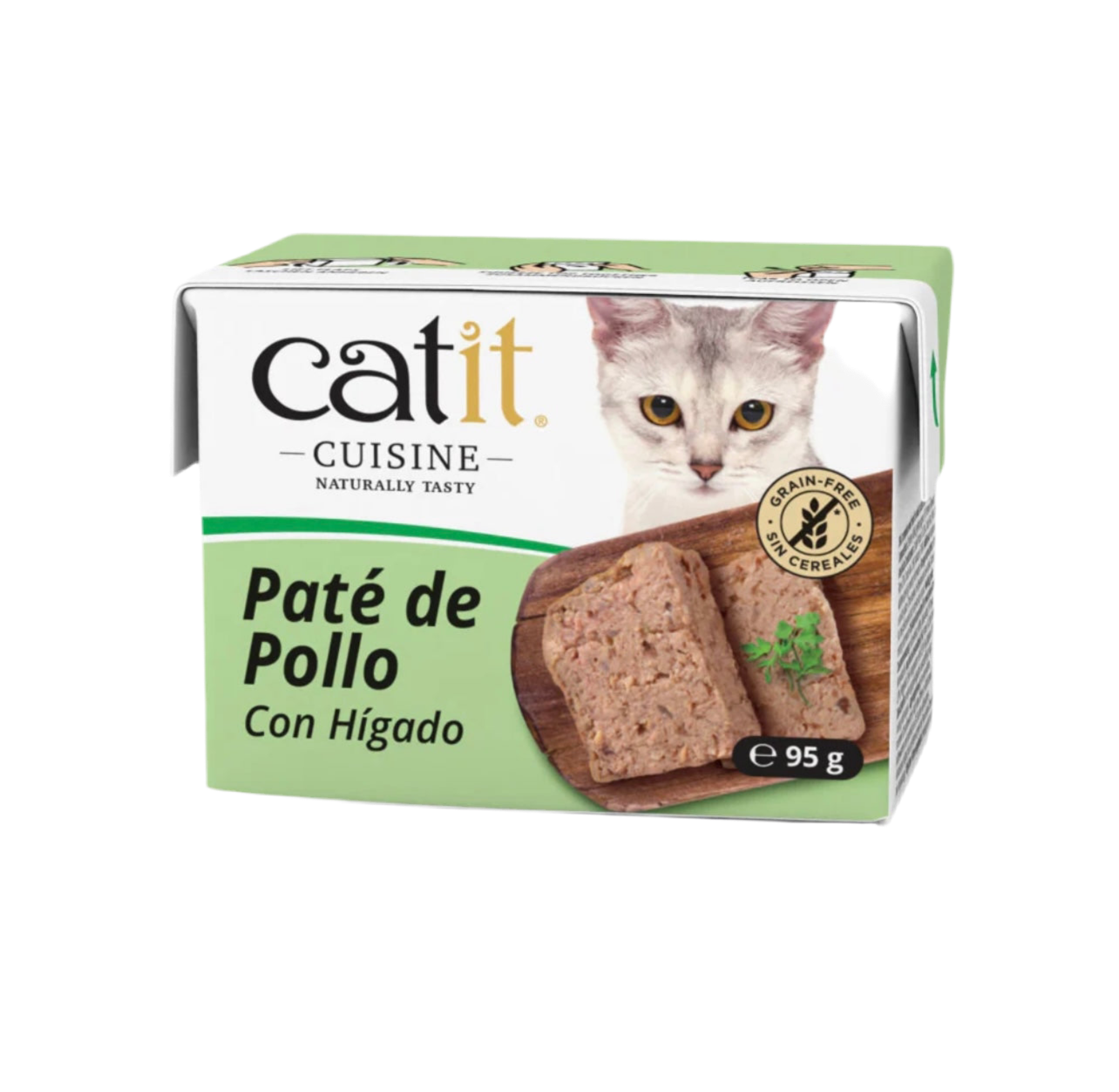 Paté Catit Cuisine para gatos pollo con hígado textura suave