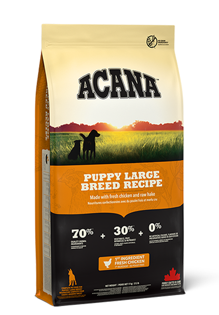 Pienso ACANA Puppy Large Breed para cachorros de razas grandes sin cereales