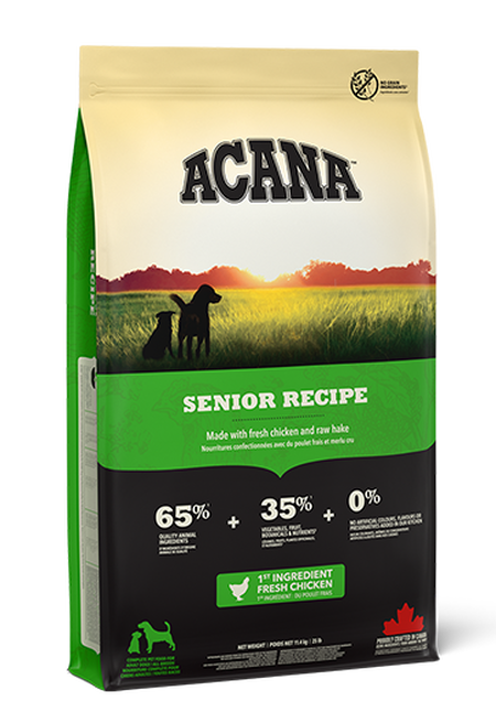 Pienso ACANA Senior para perros mayores sin cereales desarrollo saludable