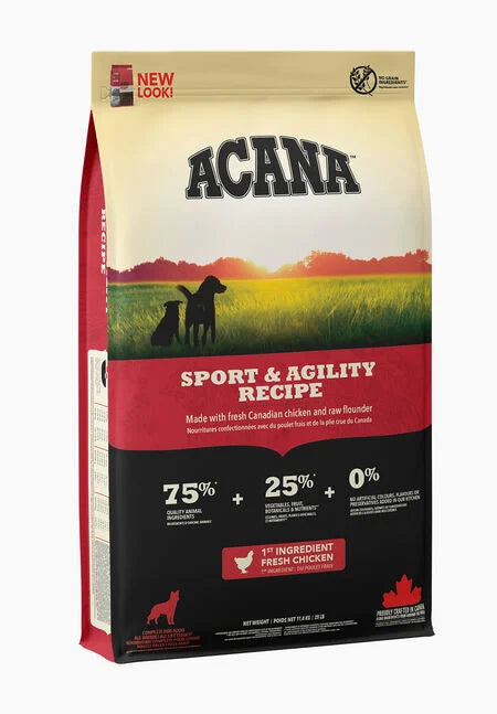 Pienso ACANA Sport & Agility para perros activos sin cereales energía y masa muscular