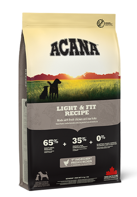 Pienso Acana Light & Fit para perros adultos control de peso sin cereales