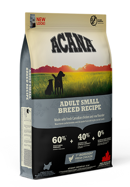 Pienso Acana Small Breed para perros pequeños sin cereales nutritivo natural