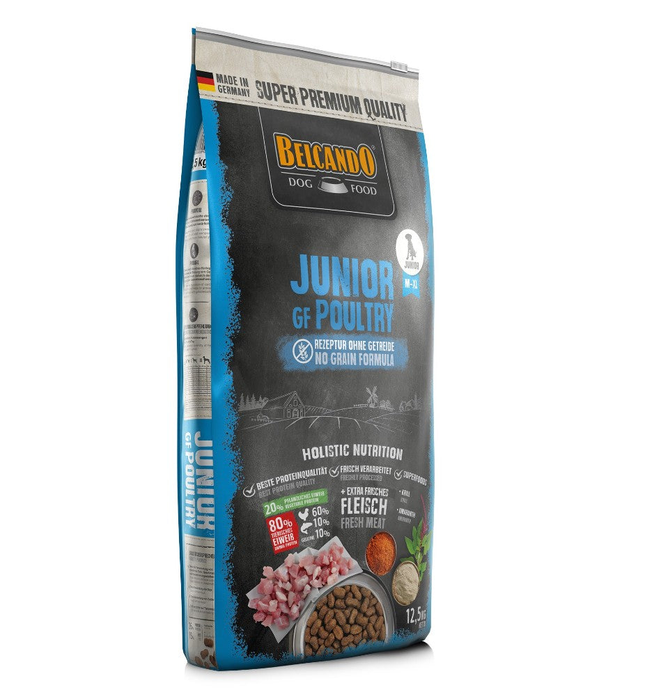 Pienso Belcando Junior con ave fresca y amaranto para perros jóvenes