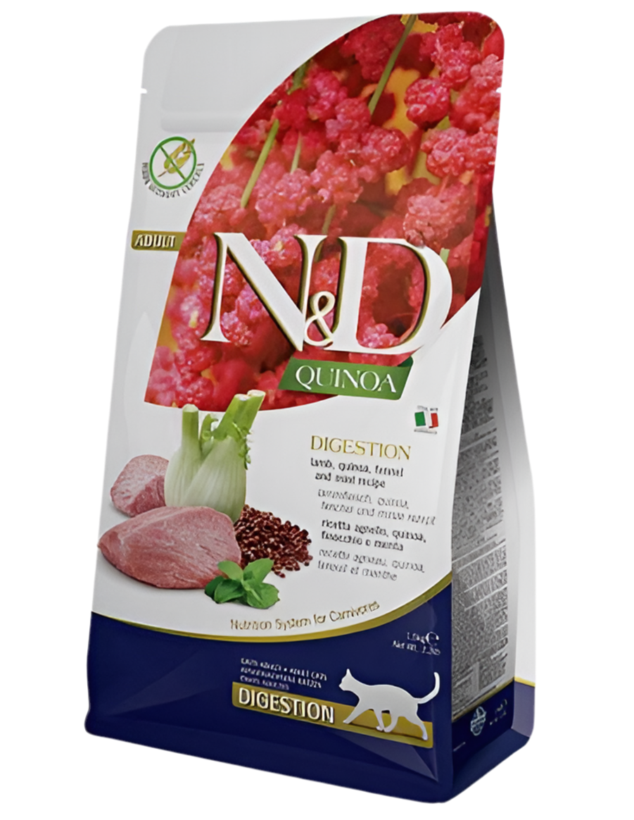 Pienso Farmina N&D Quinoa Digestión cordero gato digestivo