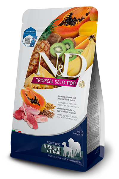 Pienso Farmina N&D Tropical Selection cordero maxi para perros grandes