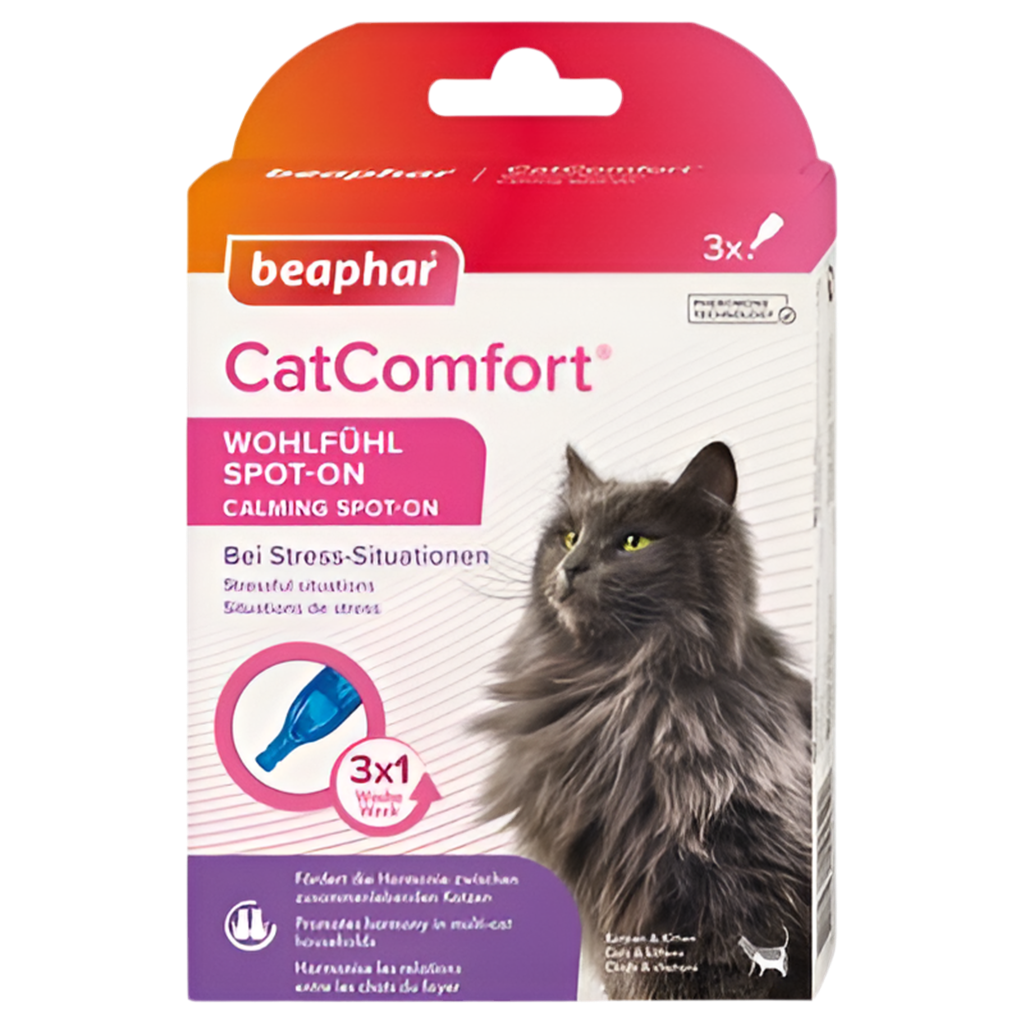Pipetas Beaphar CatComfort Spot On con feromonas calmantes para gatos