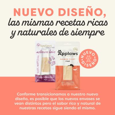Premio natural de salmón para gatos Applaws
