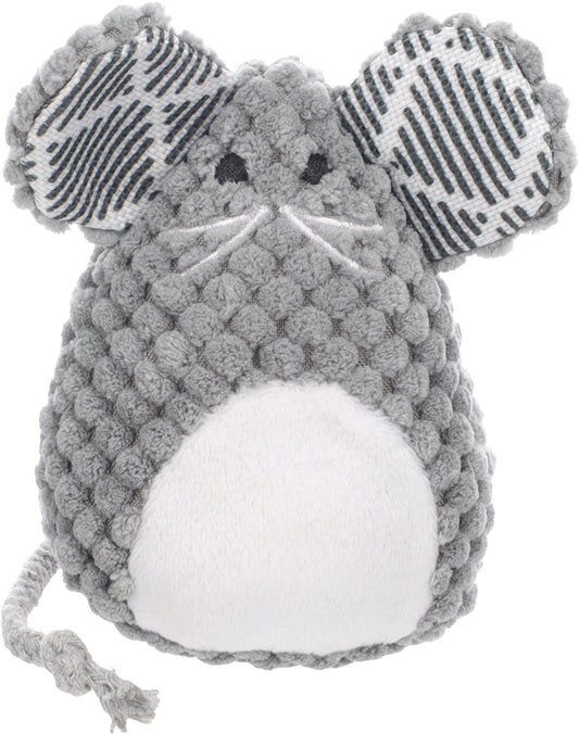 Ratón de peluche para gato con catnip gris juguete suave
