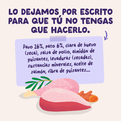 Receta de pato y pavo en salsa Edgar & Cooper