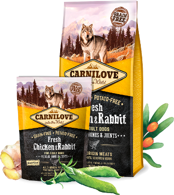 Carnilove | Pollo y Conejo - Musculos y Articulaciones Fuertes 12kg