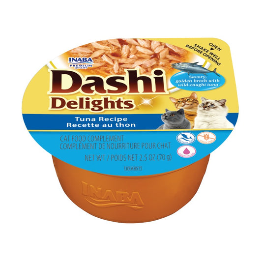 Snack líquido Inaba Dashi de atún para gatos inspirado en caldo japonés
