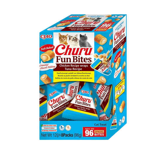 Snacks Inaba Churu Fun Bites de atún para gatos