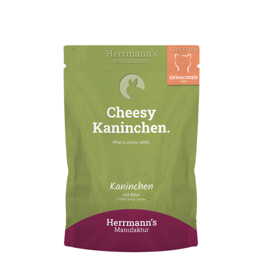 Sobre HERRMANN’S Conejo con Queso 100g para gatos