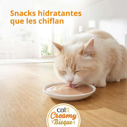 Sobre individual de Catit Creamy Bisque Pollo e Hígado de 40 g