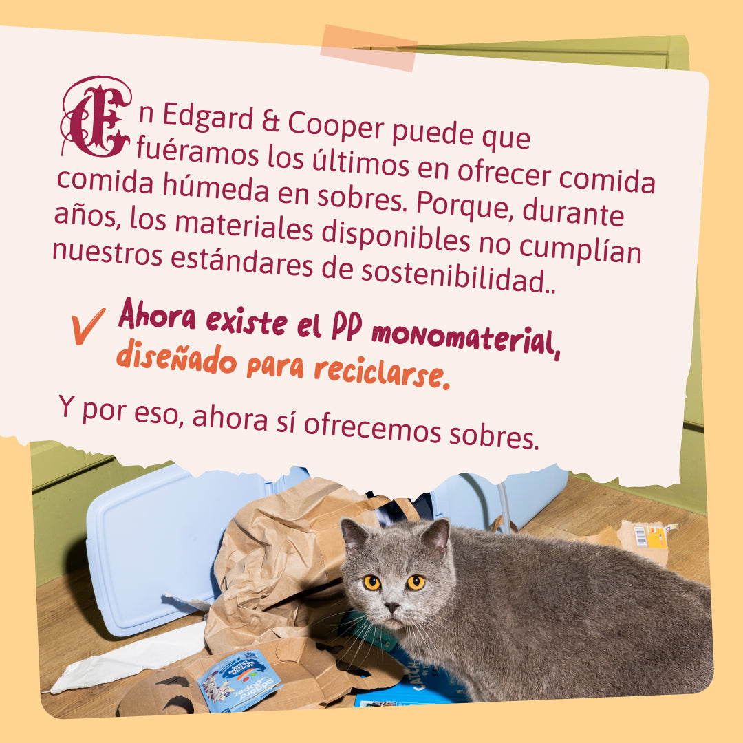 Surtido de sobres Edgar & Cooper para gatos