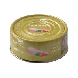Terra Felis Famousse Conejo 80g alimento húmedo human grade para gatos