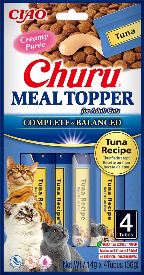 Topper cremoso Inaba Churu Meal Topper de atún para gatos