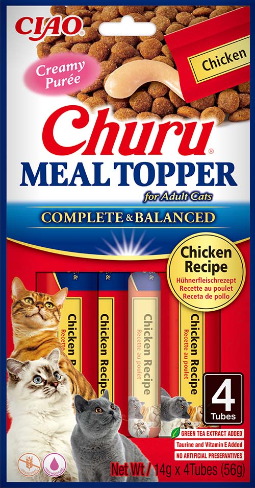Topper cremoso Inaba Churu Meal Topper de pollo para gatos