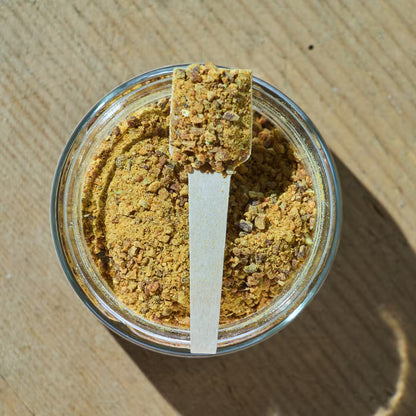 Topper de calabaza deshidratada en formato granulado rico en fibra para perros y gatos