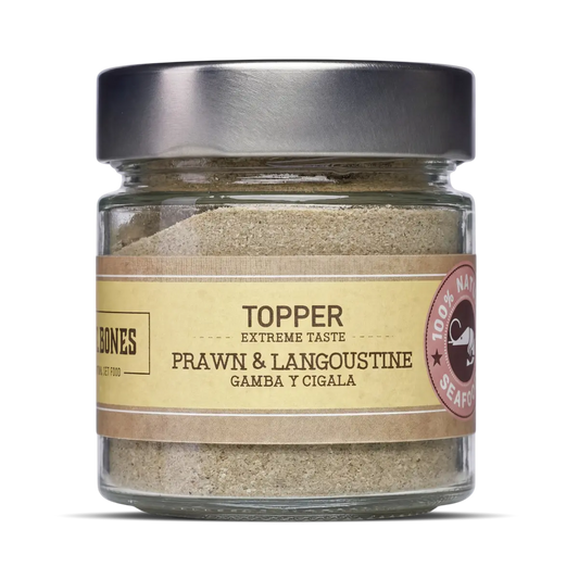 Topper de gamba y cigala natural para perros y gatos en formato granulado
