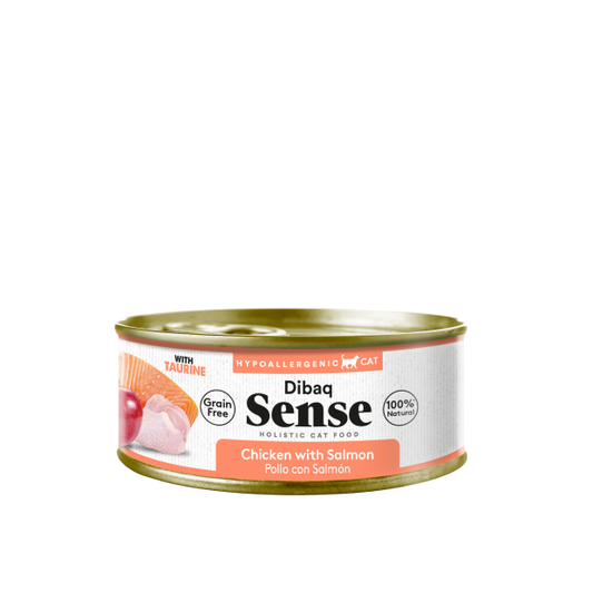 Dibaq Sense | Pollo, Salmón y Manzana (70g)