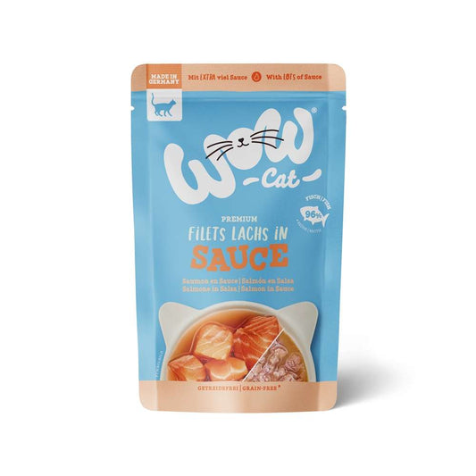 Wow | Cat Filetes de Salmón en salsa (85g)