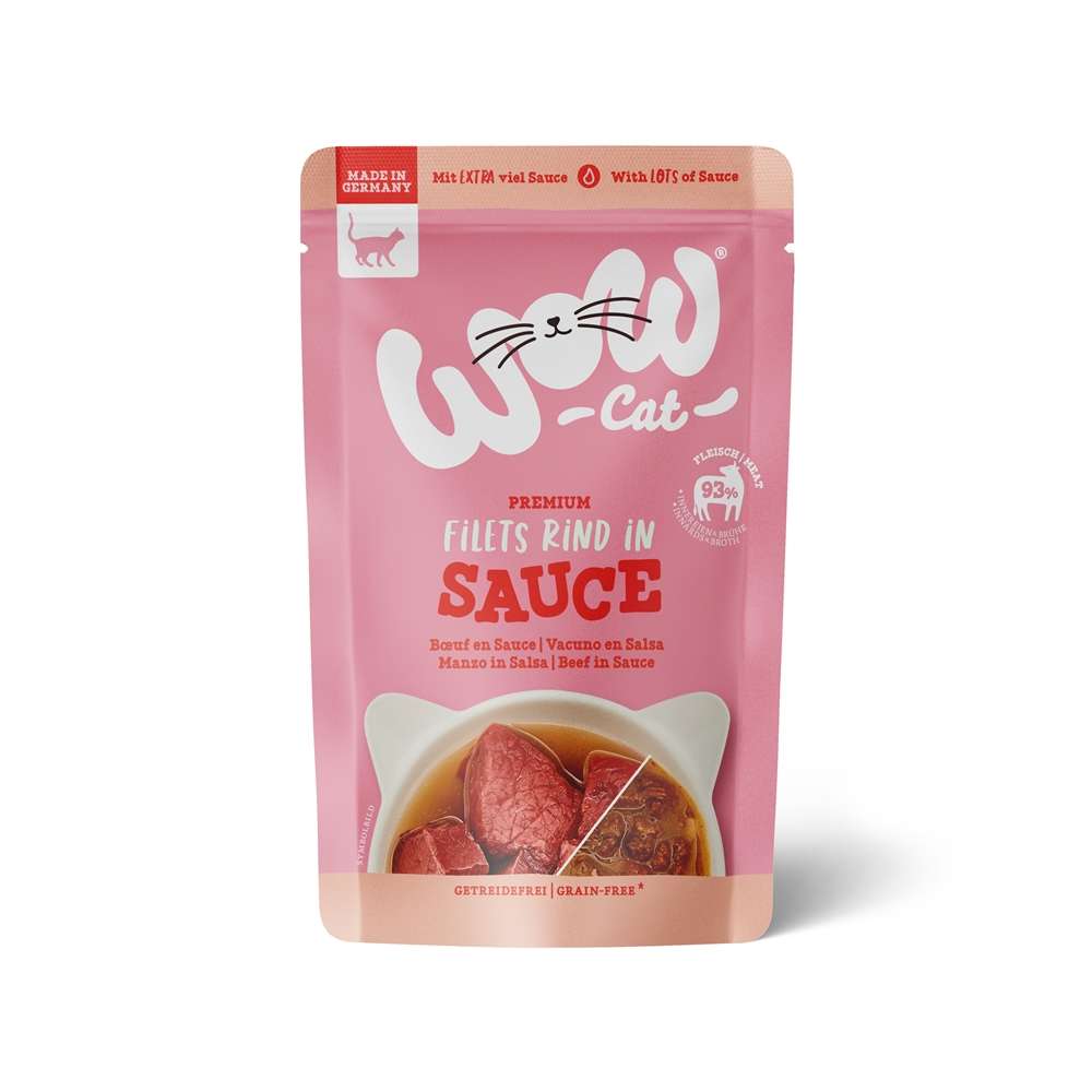 Wow | Cat Filetes de ternera en salsa (85g)