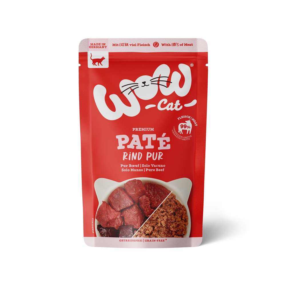 Wow | Cat Adult Pura Ternera Paté (125g)