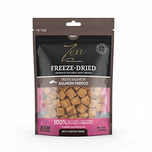 Zen Freeze-Dried Salmón Fresco liofilizado para perros y gatos snack natural de salmón 25g
