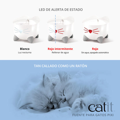 Fuente para gatos PIXI