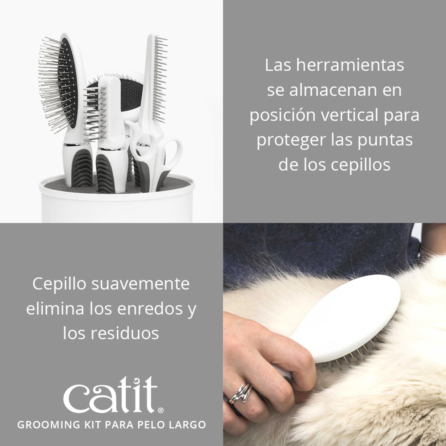 accesorios grooming felino
