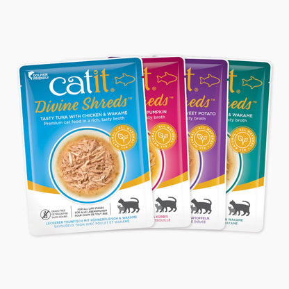 Catit | Sopa para Gatos Catit Divine Shreds - Atun