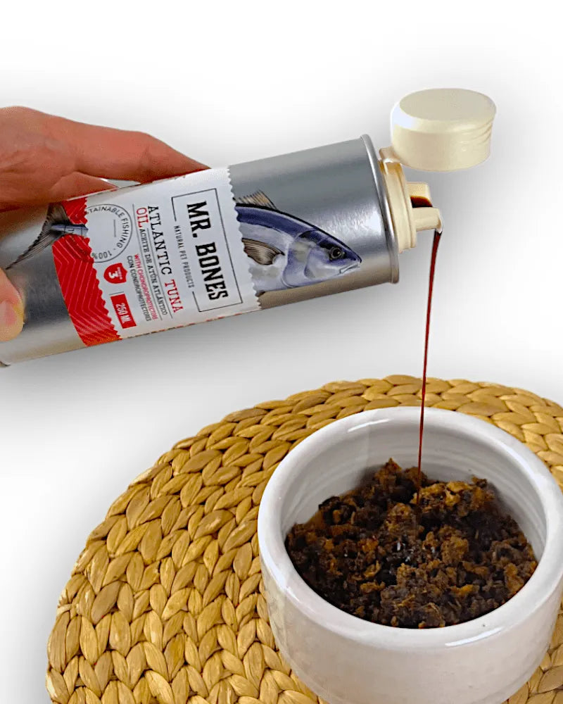 Mr. Bones | Aceite de Atún para Perros y Gatos – Con Condroprotectores